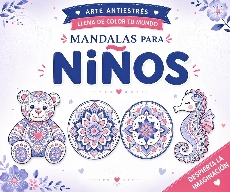 Mandalas para Niños — Calma en Familia